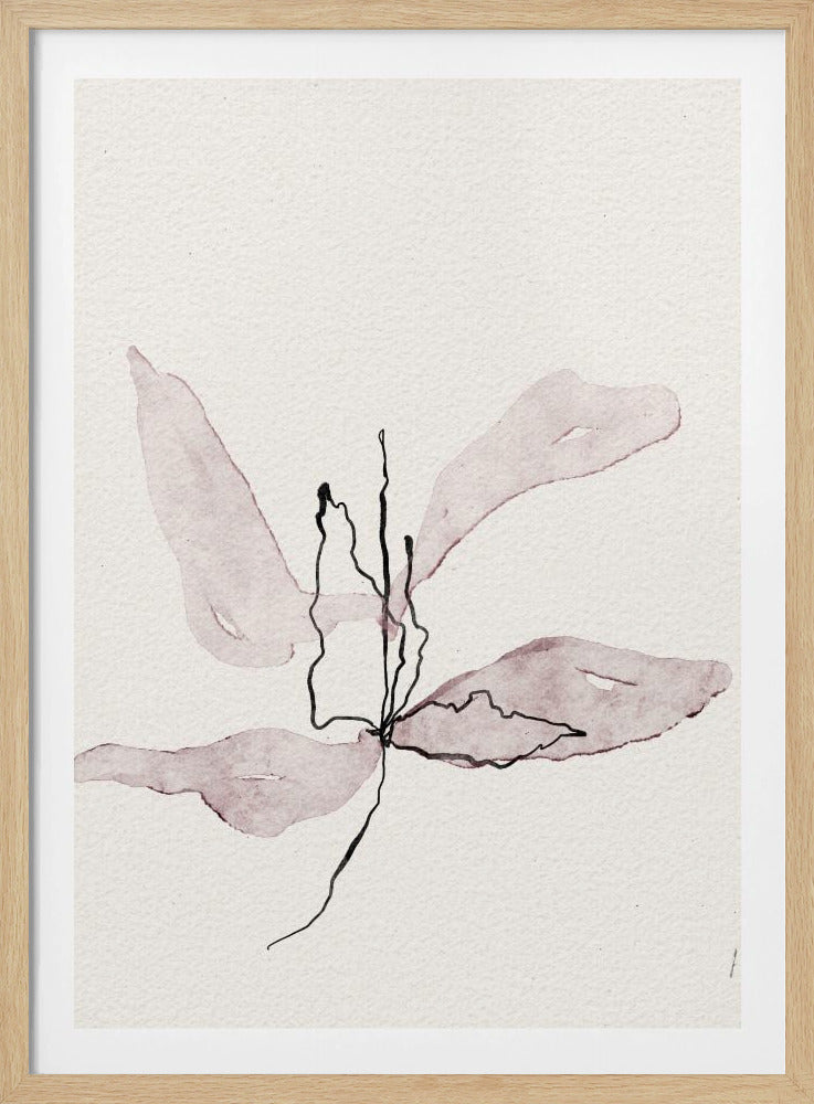 Delicate Bloemblaadjesdans | Poster