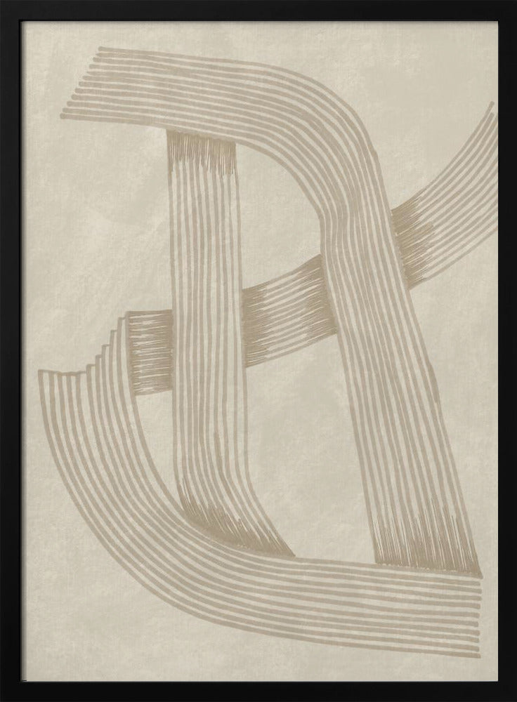Abstracte geavanceerde lijn 02 | Poster
