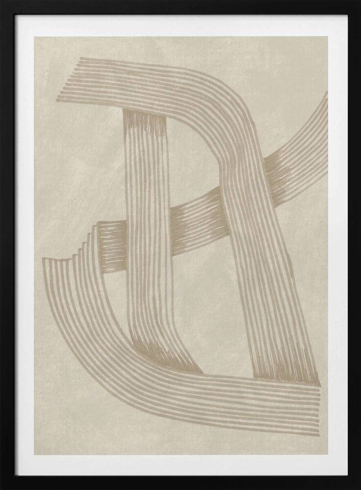 Abstracte geavanceerde lijn 02 | Poster