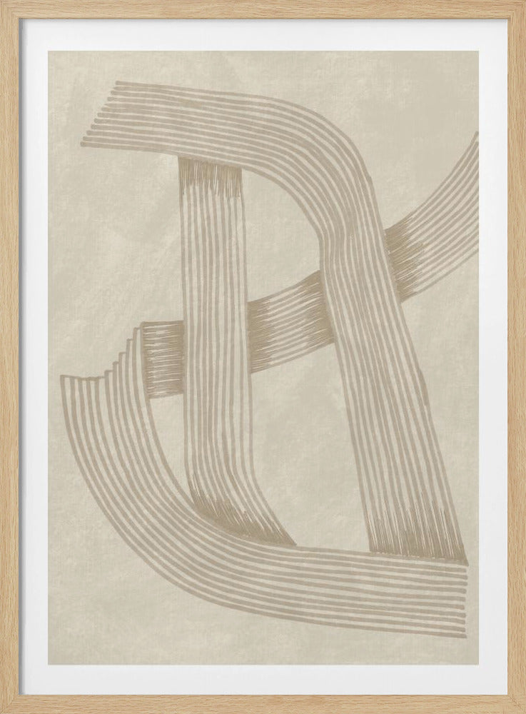 Abstracte geavanceerde lijn 02 | Poster