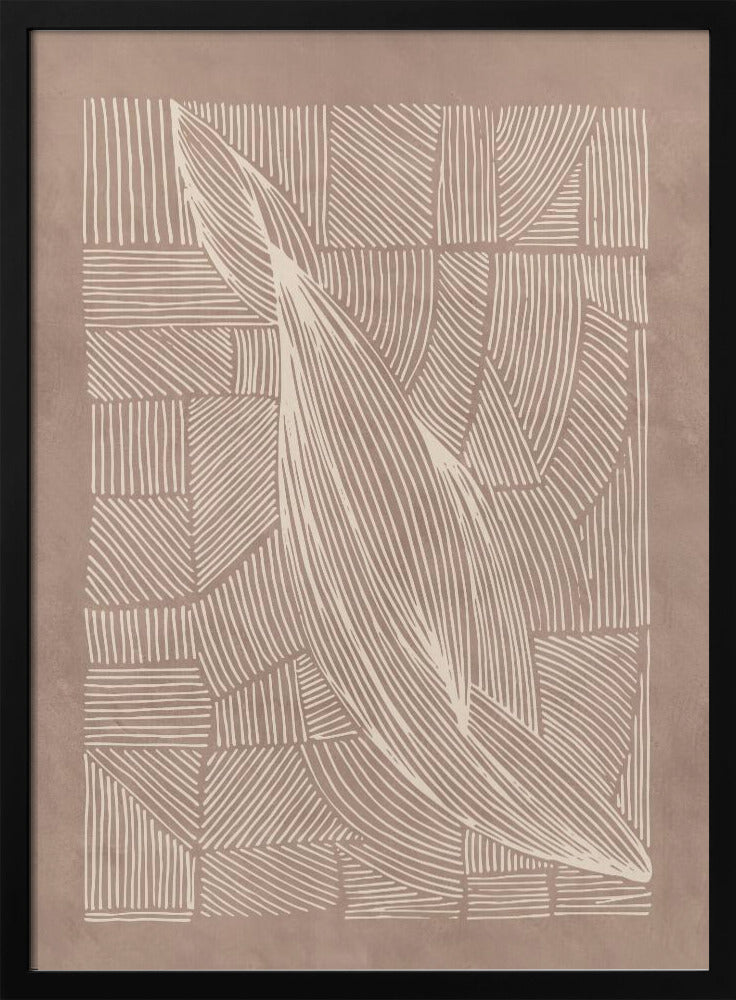 Abstracte onregelmatige lijnen | Poster