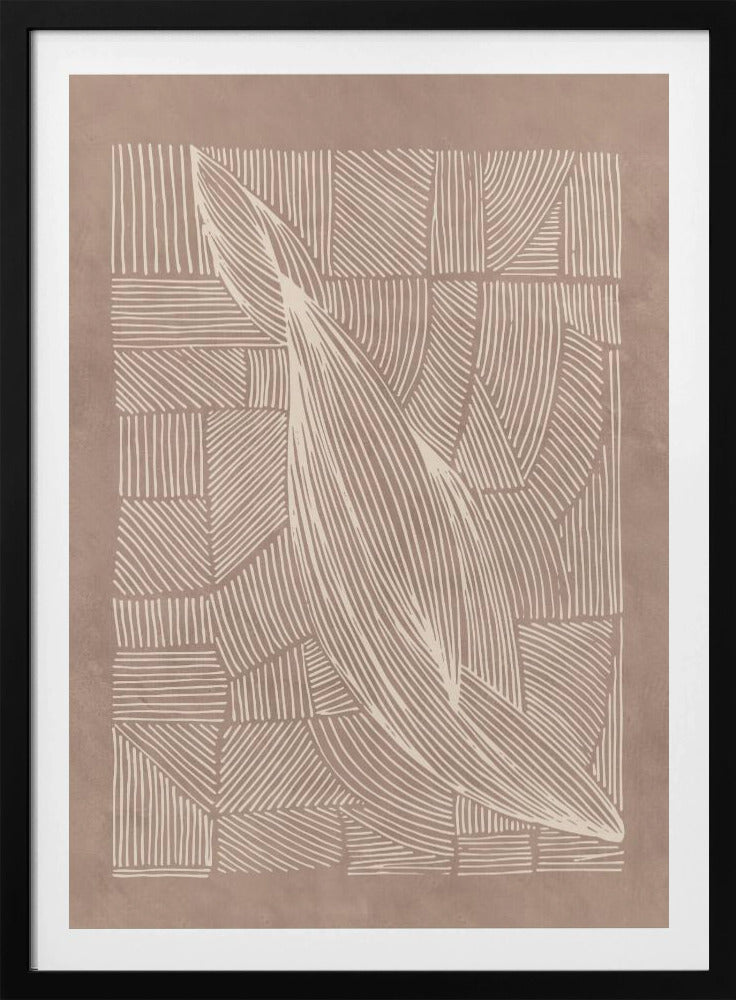 Abstracte onregelmatige lijnen | Poster