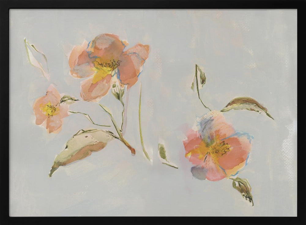Botanical Antique flowers 02 | Poster