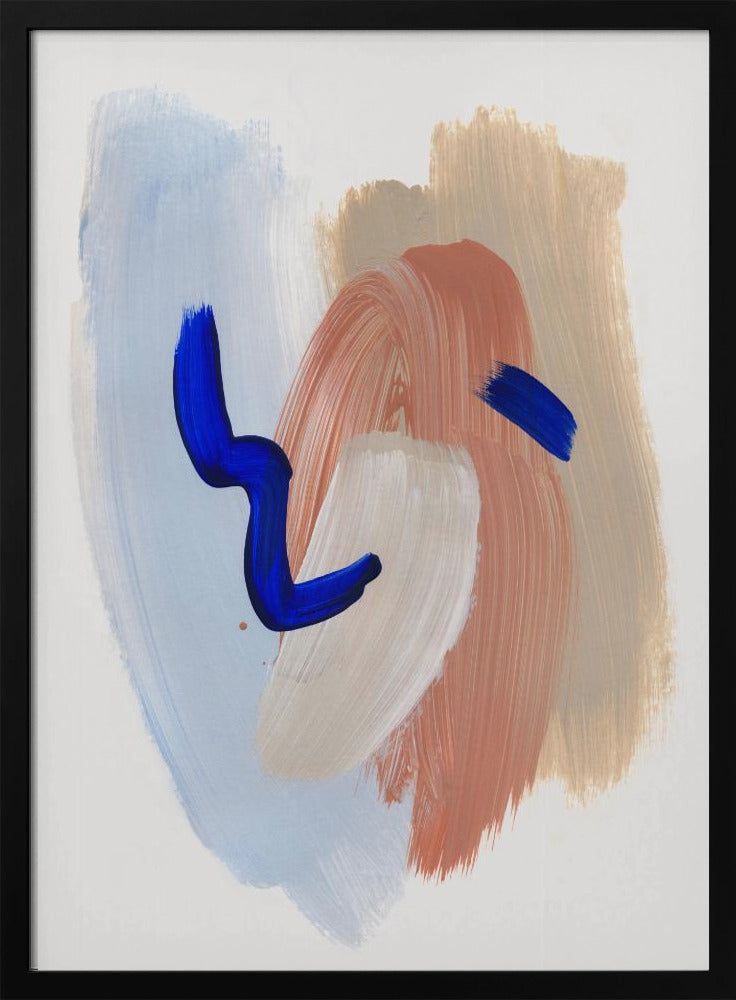 Abstract Brush Strokes 141 | Poster