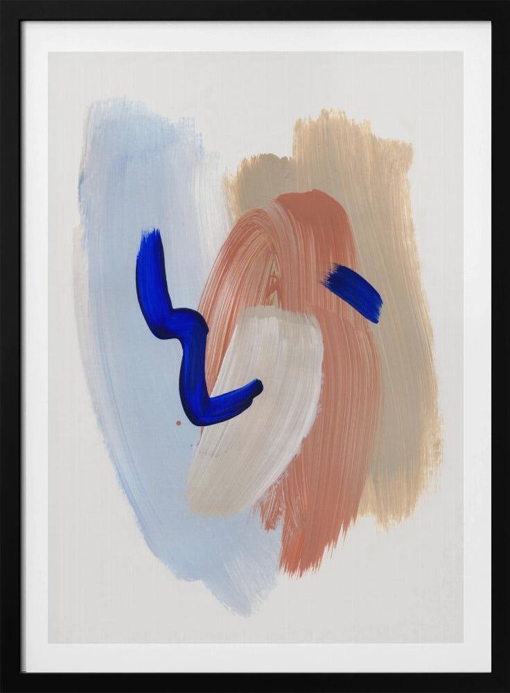 Abstract Brush Strokes 141 | Poster
