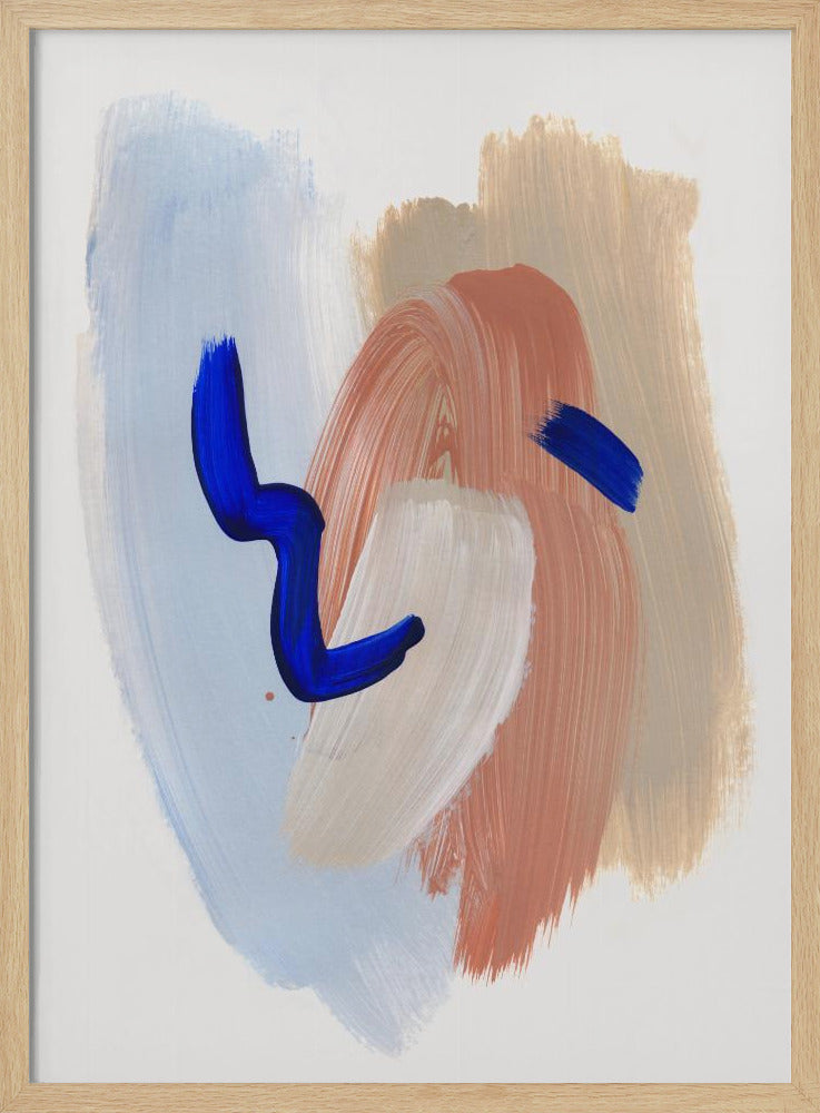 Abstract Brush Strokes 141 | Poster