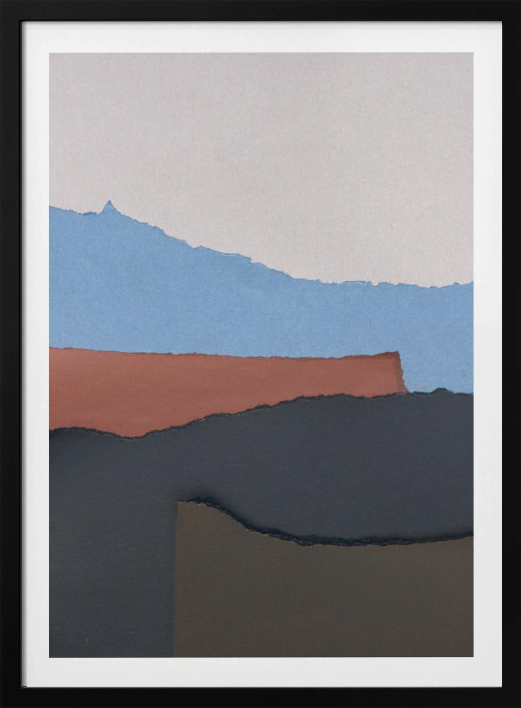 Gescheurd papier 8 | Poster