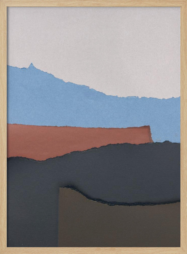 Gescheurd papier 8 | Poster