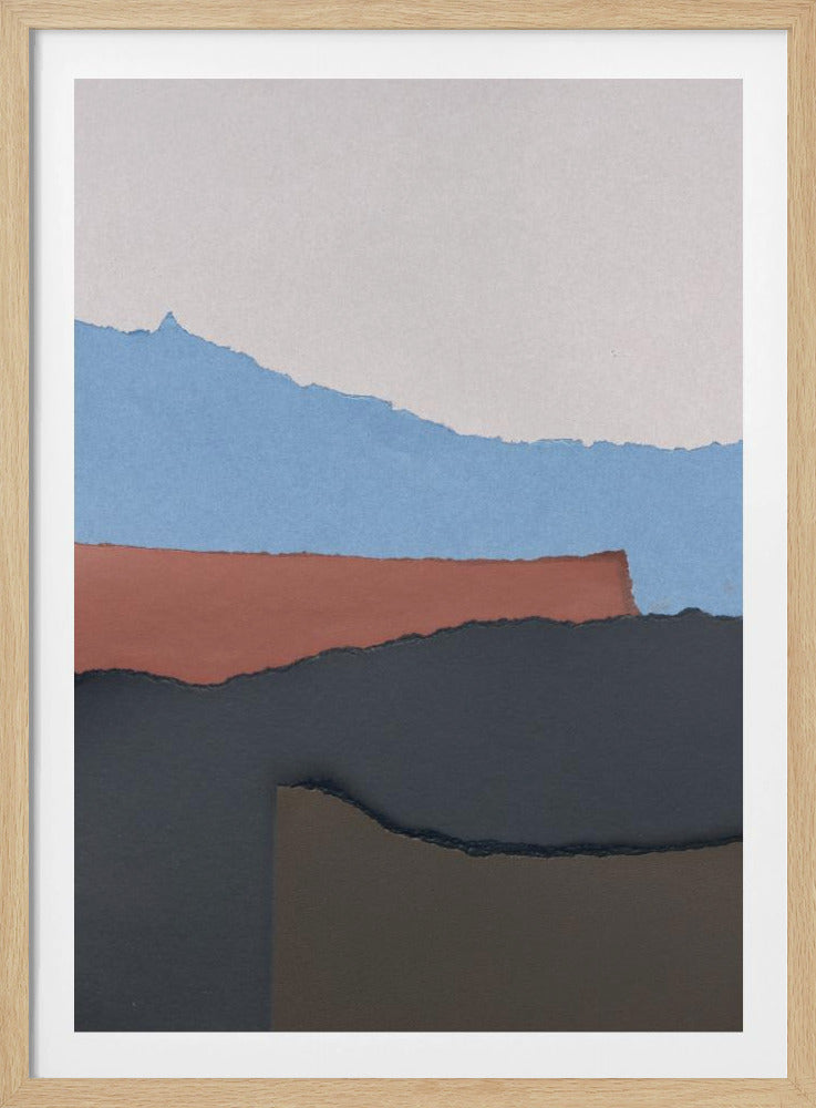 Gescheurd papier 8 | Poster