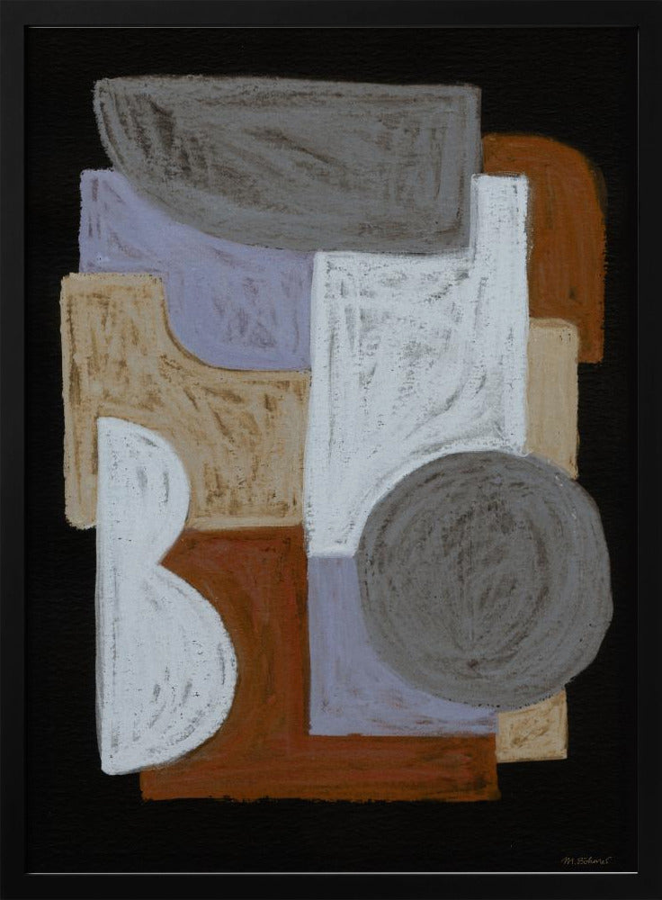 Chalks and Shapes 5 | Poster