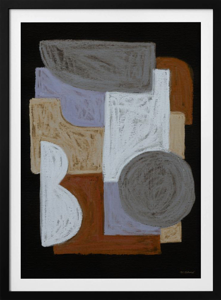 Chalks and Shapes 5 | Poster