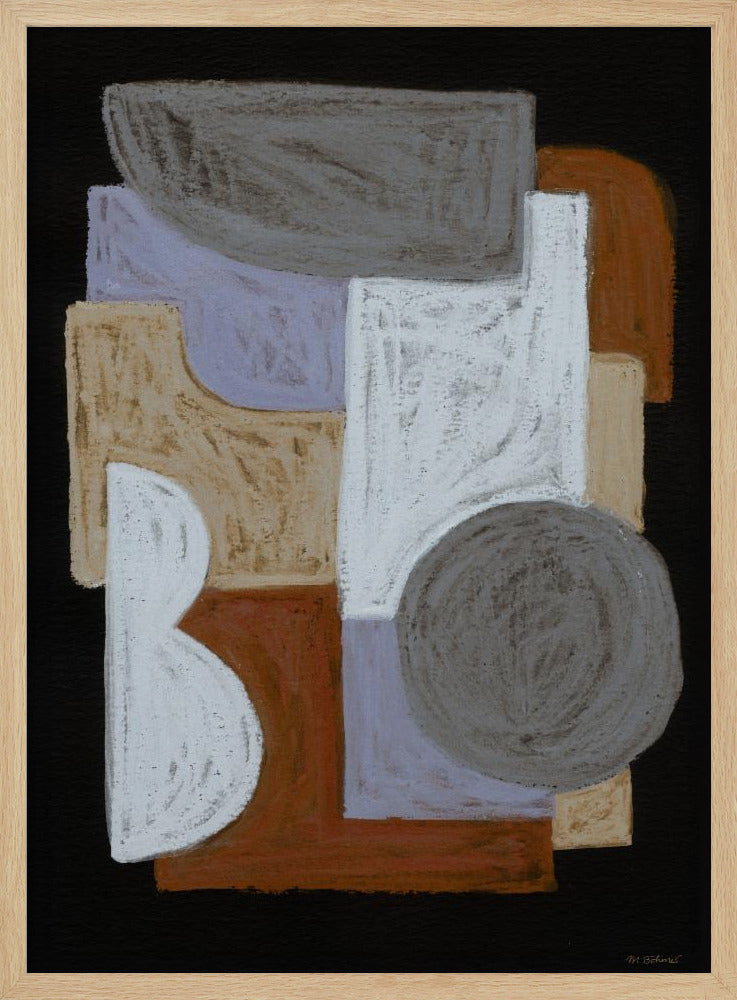 Chalks and Shapes 5 | Poster