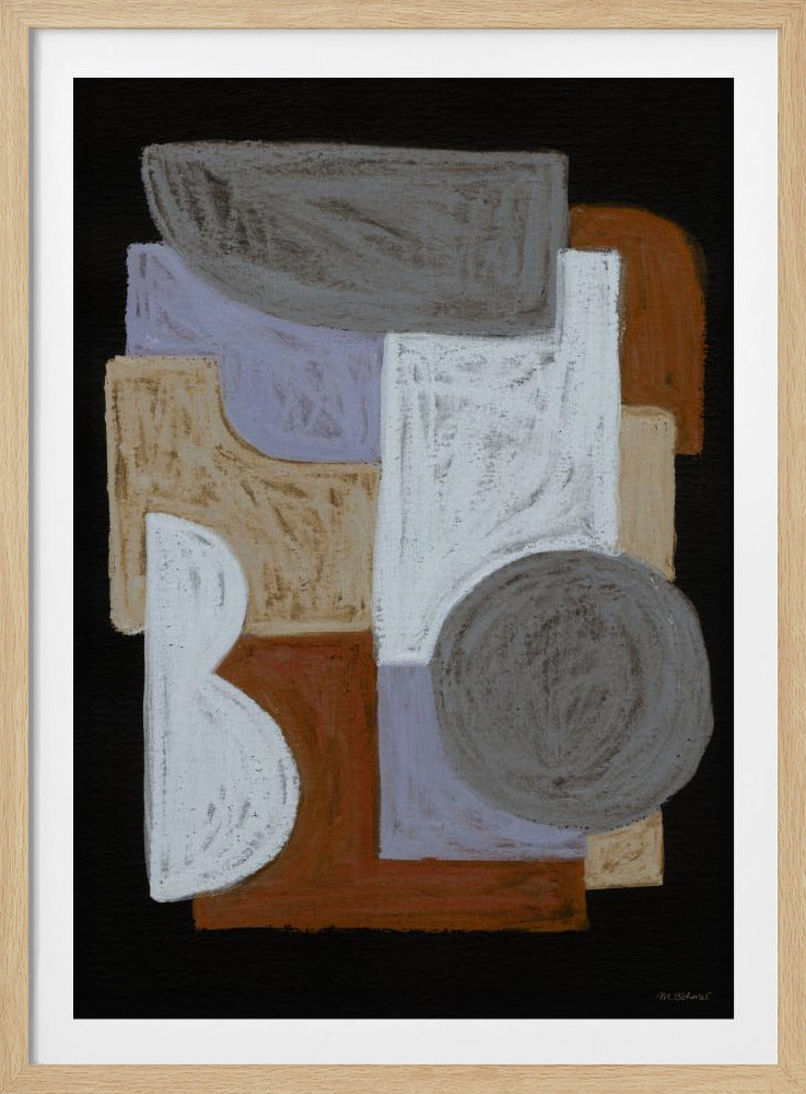 Chalks and Shapes 5 | Poster