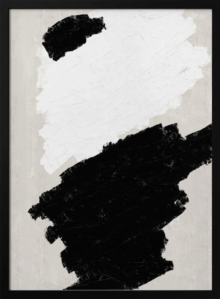 Rustiek organisch olieverfschilderij | Poster
