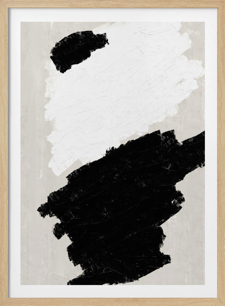 Rustiek organisch olieverfschilderij | Poster