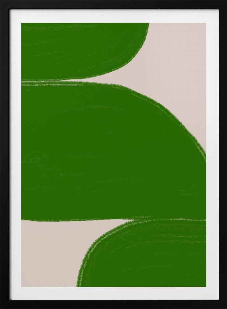 Green Waves Harmony | Poster