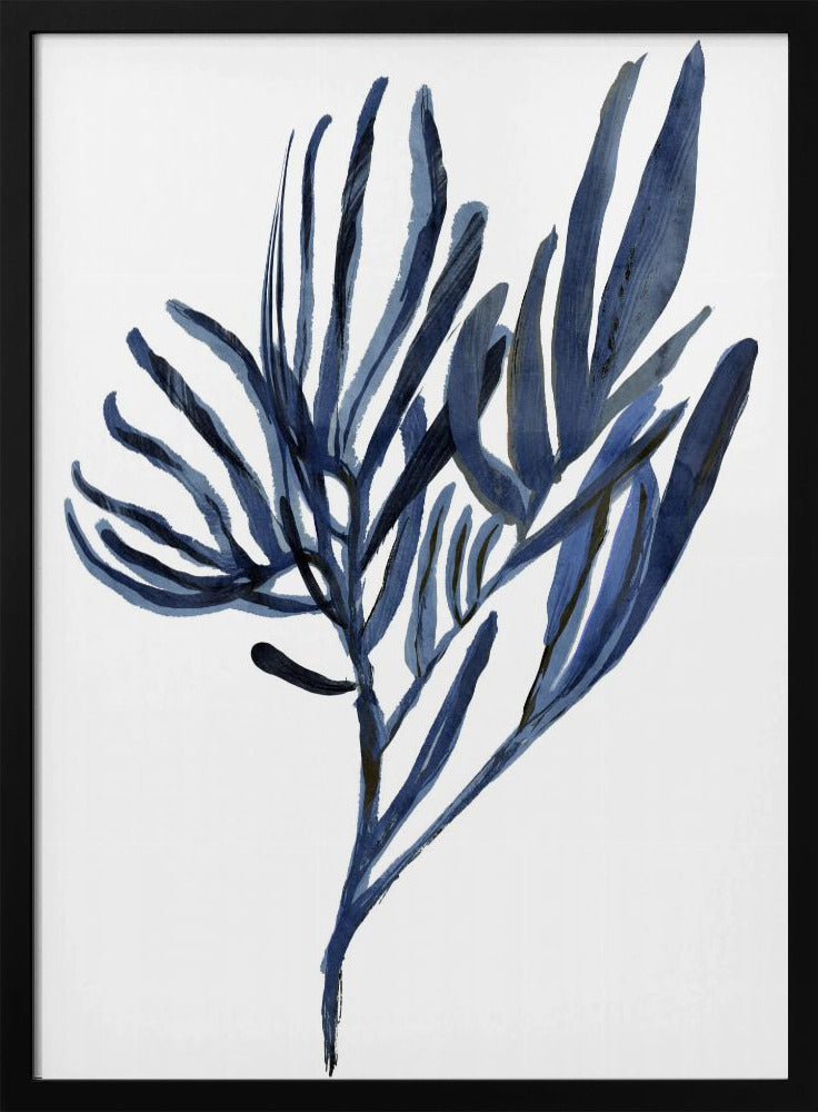 Blauwe waterplant poster 2 | Poster