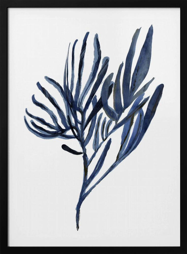 Blauwe waterplant poster 2 | Poster