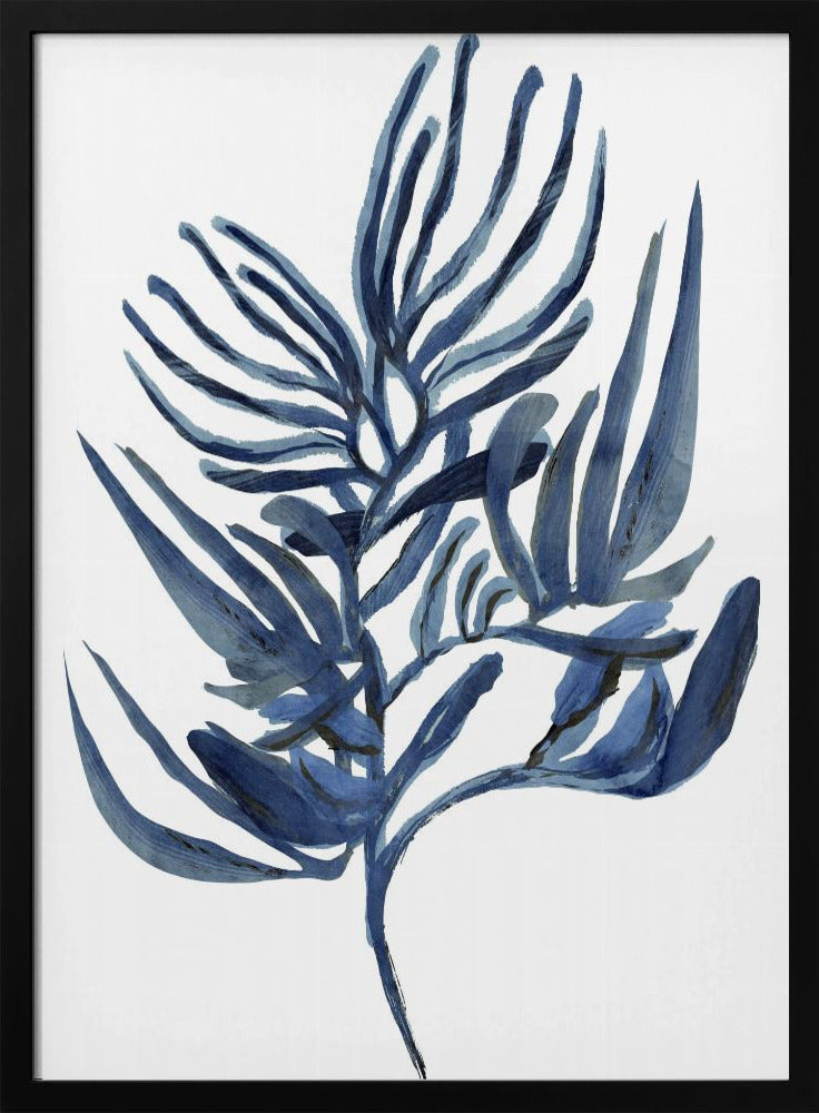 Blauwe waterplant poster 1 | Poster