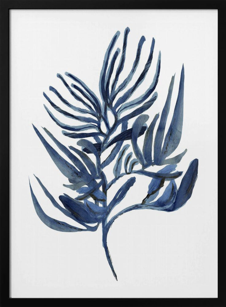 Blauwe waterplant poster 1 | Poster