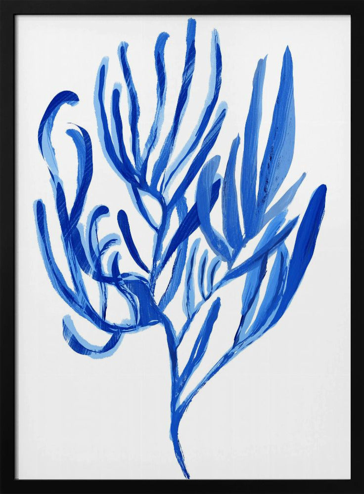 Blauwe waterplant poster 4 | Poster