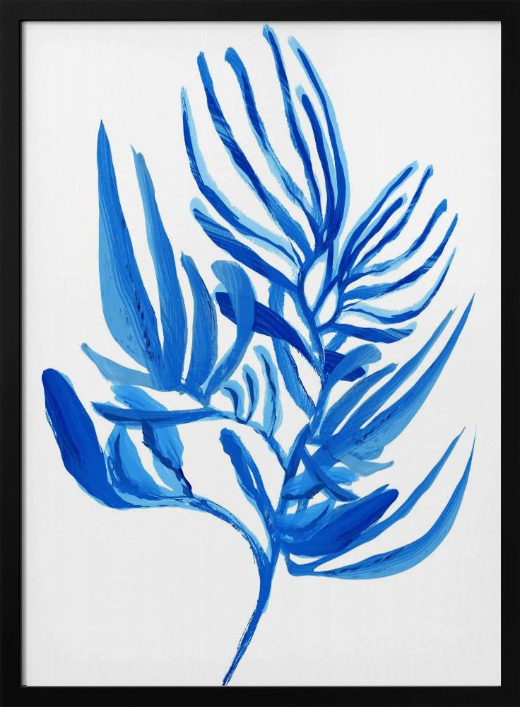 Blauwe waterplant poster 6 | Poster