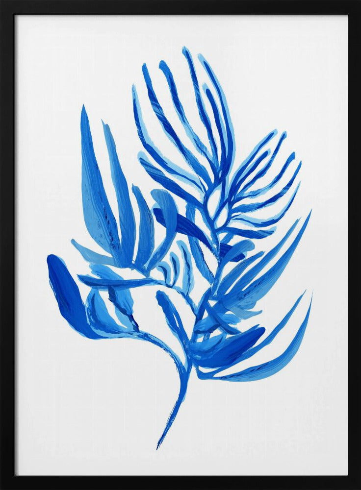 Blauwe waterplant poster 6 | Poster