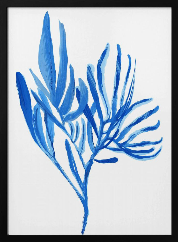 Blauwe waterplant poster 5 | Poster