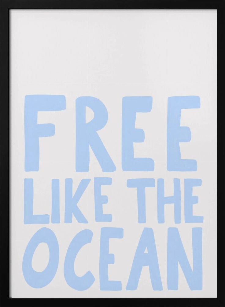 Oceanische Vrijheid | Poster