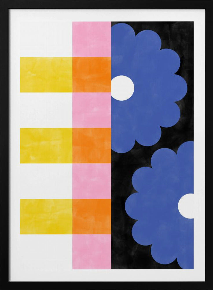 Bloemenstrepen | Poster