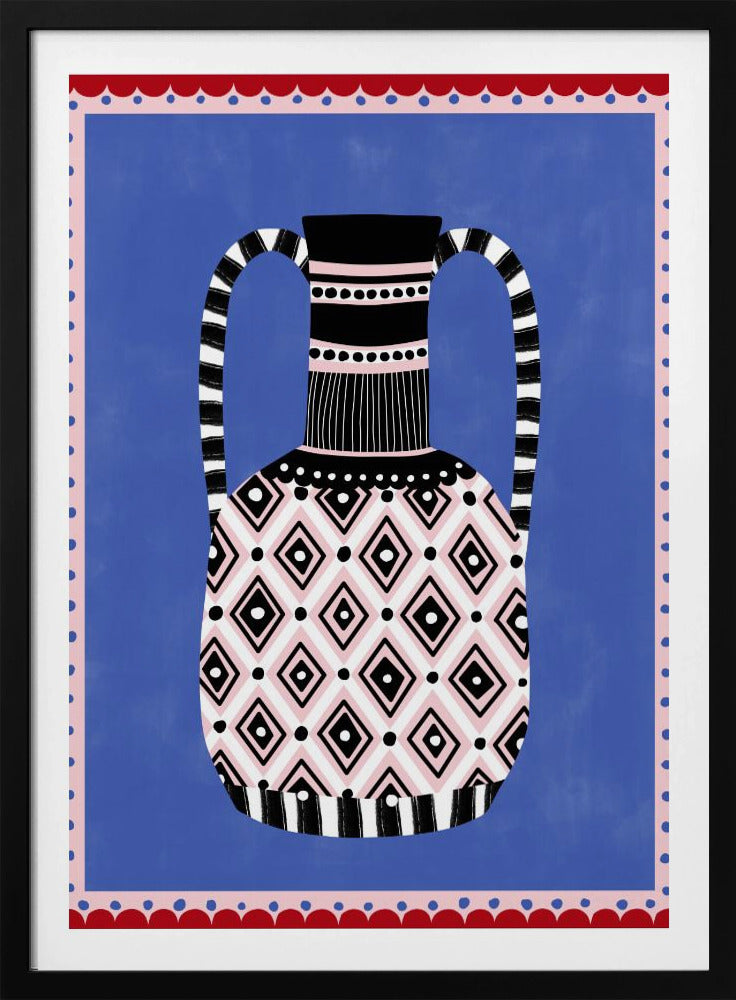 Geometrische patronen en felle kleuren | Poster