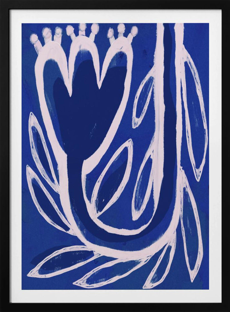 Bloemen Middernacht | Poster