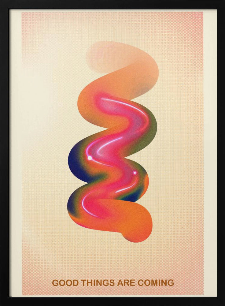 RETRO GRAPHIC NR. 17 / GOEDE DINGEN KOMEN AAN | Poster