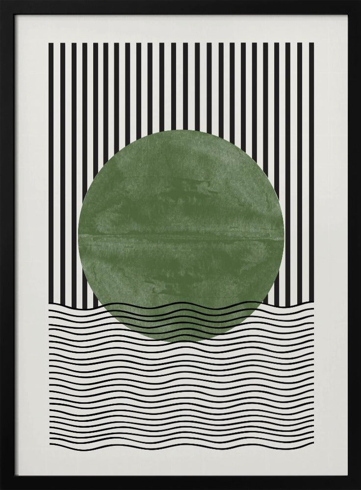Strepen en golven | Poster