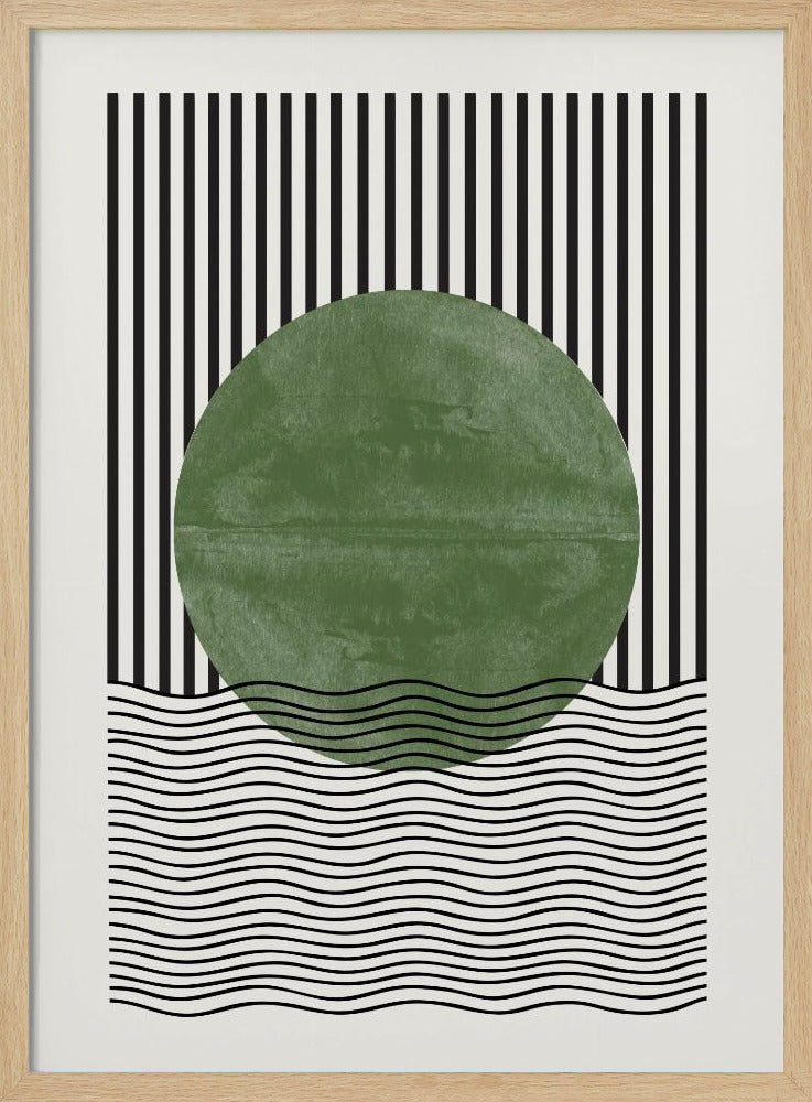 Strepen en golven | Poster