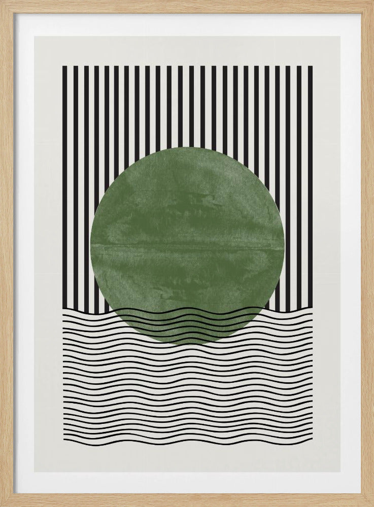 Strepen en golven | Poster