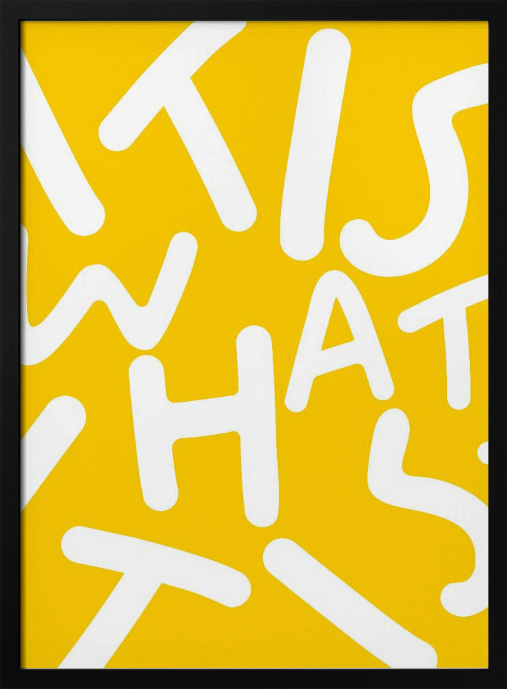 Het is wat het is | Poster