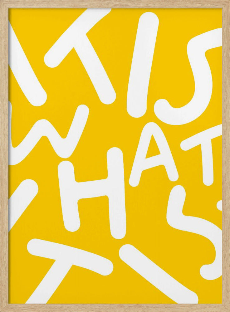 Het is wat het is | Poster