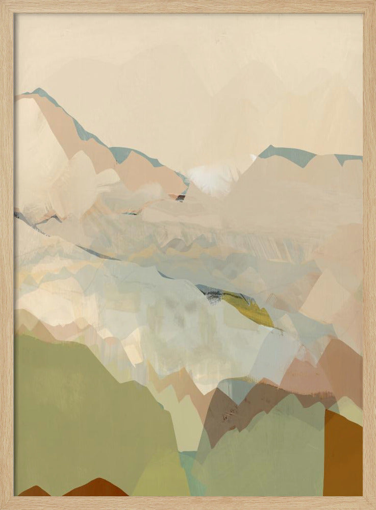Perzikgebergte 1 | Poster