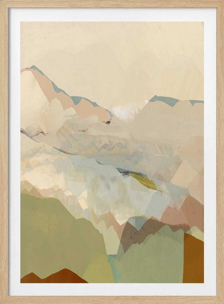 Perzikgebergte 1 | Poster