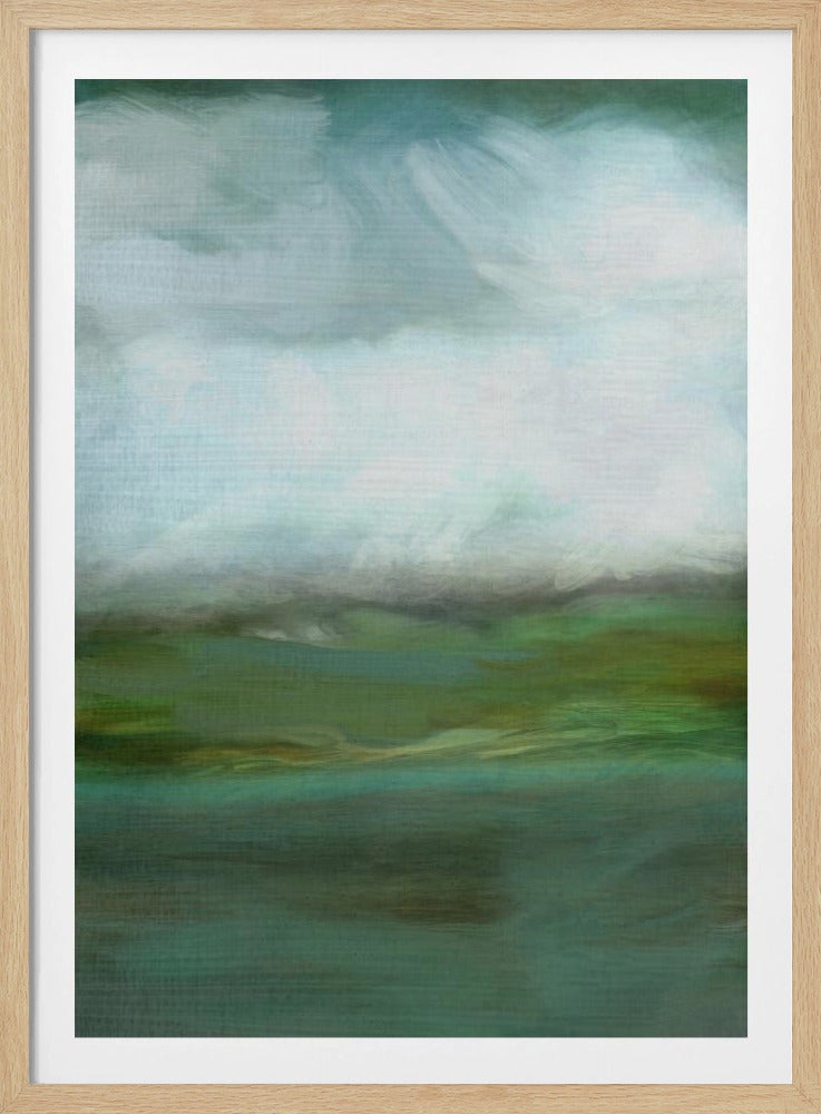 Ruwe Zee Olie Paneel 1 | Poster