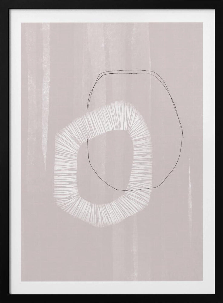 Zachte geometrische fluisteringen | Poster