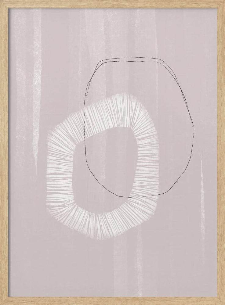Zachte geometrische fluisteringen | Poster
