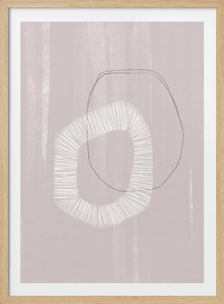 Zachte geometrische fluisteringen | Poster