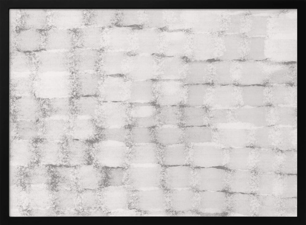 Zwart-witte bakstenen | Poster