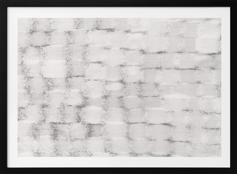 Zwart-witte bakstenen | Poster