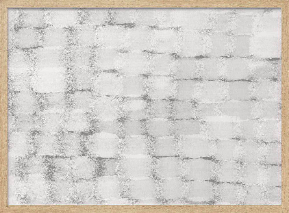 Zwart-witte bakstenen | Poster