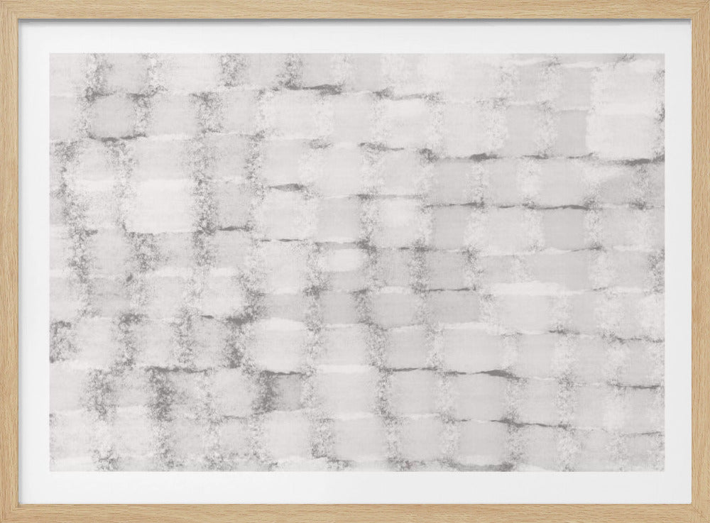 Zwart-witte bakstenen | Poster
