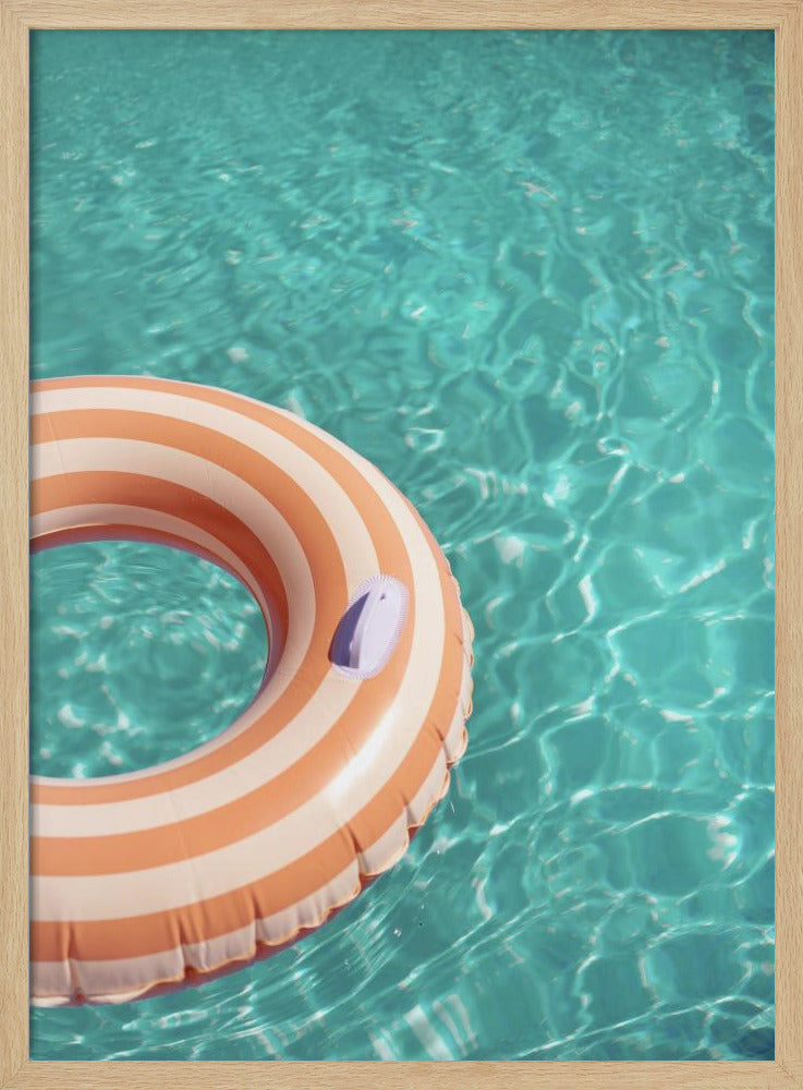 Peach Fuzz Zwembadplezier | Poster
