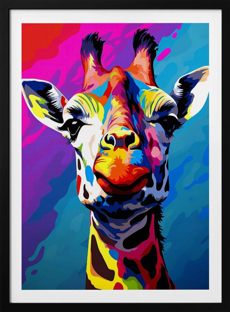 Giraffe Pop Art | Poster